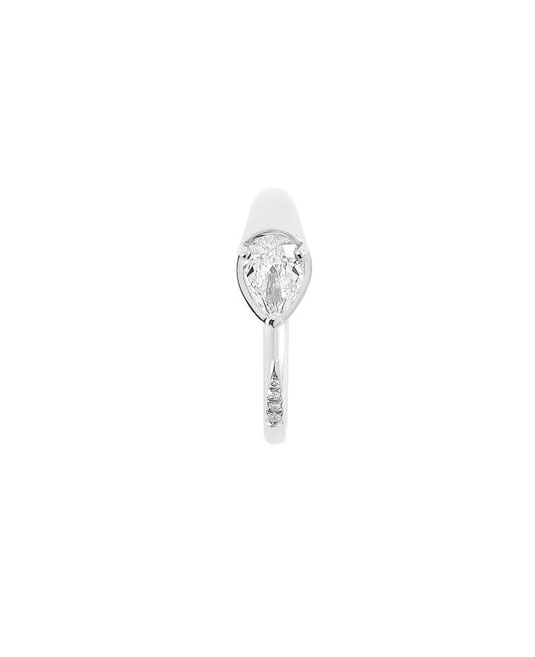 Sornette ring, 0,75CT diamond, and white gold