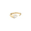 Sornette ring, 0,75CT diamond, and yellow gold