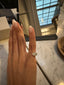Sornette ring, 0,75CT diamond, and yellow gold