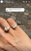 Osmose ring, 2CT diamond, and yellow gold