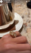 Osmose ring, 3CT diamond, and yellow gold