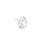 Boucles d’oreilles Osmose, diamant 0,75CT, et or blanc