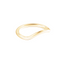 Osmose Wedding Band, and yellow gold