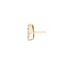 Osmose Earring, 0,75CT diamond, and yellow Gold