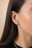 Osmose Earring, 0,75CT diamond, and yellow Gold