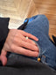 Sornette ring, 0,75CT diamond, and yellow gold