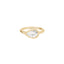 Osmose ring, 1CT diamond, and yellow gold