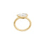 Osmose ring, 2CT diamond, and yellow gold