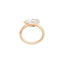Bague Osmose, diamant 2CT, et or rose