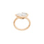Osmose ring, 3CT diamond, and rose gold