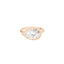Osmose ring, 3CT diamond, and rose gold