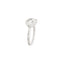 Osmose ring, 3CT diamond, and white gold