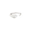 Sornette ring 0,75CT diamond, with dots 0,2CT diamonds and white gold