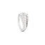 Bague Sornette diamant 1,5CT et pois 0,4CT, or blanc