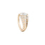 Sornette ring 1,5CT diamond, with dots 0,4CT diamonds and rose gold
