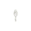 Sornette ring 1CT diamond, with dots 0,3CT diamonds and white gold