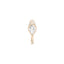 Sornette ring 1CT diamond, with dots 0,3CT diamonds and rose gold