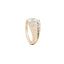 Bague Sornette diamant 2CT et pois 0,6CT, or rose