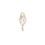 Sornette ring 2CT diamond, with dots 0,6CT diamonds and rose gold