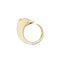 Sornette ring, 2CT diamond, and yellow gold