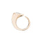 Sornette ring, 2CT diamond, and rose gold