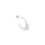 Medium Sornette Earring in White Gold