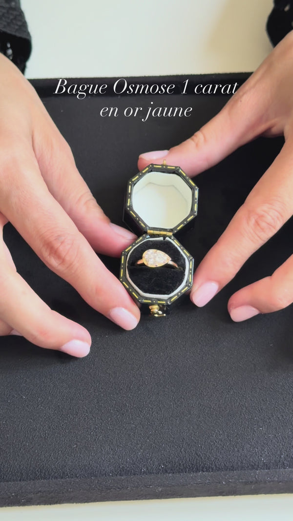 Bague Osmose 1ct en or jaune