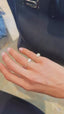 Sornette ring 0,75CT diamond, with dots 0,2CT diamonds and yellow gold
