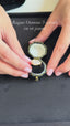 Osmose ring, 3CT diamond, and yellow gold