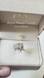 Osmose ring, 3CT diamond, and white gold